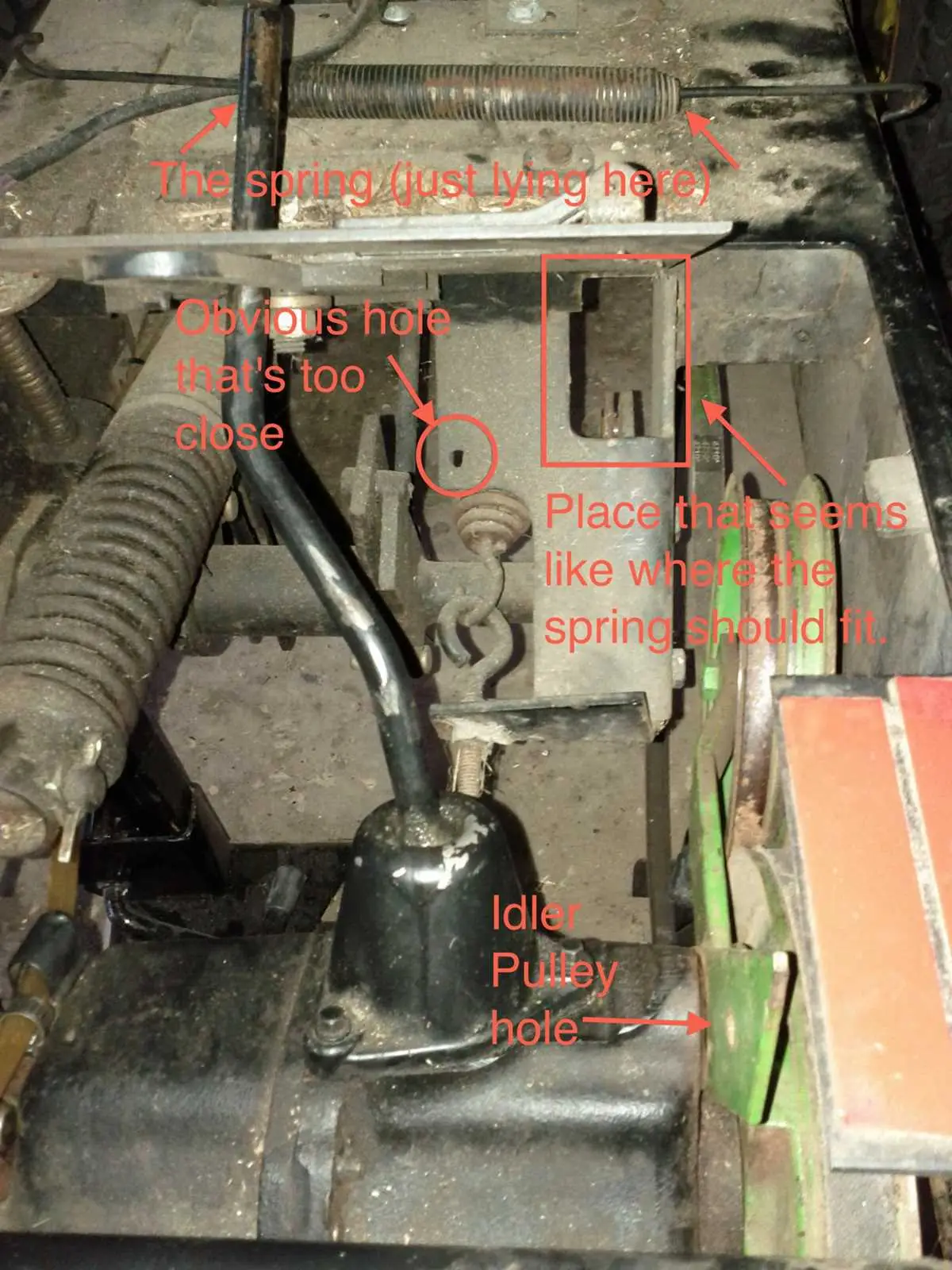 john deere 212 belt diagram