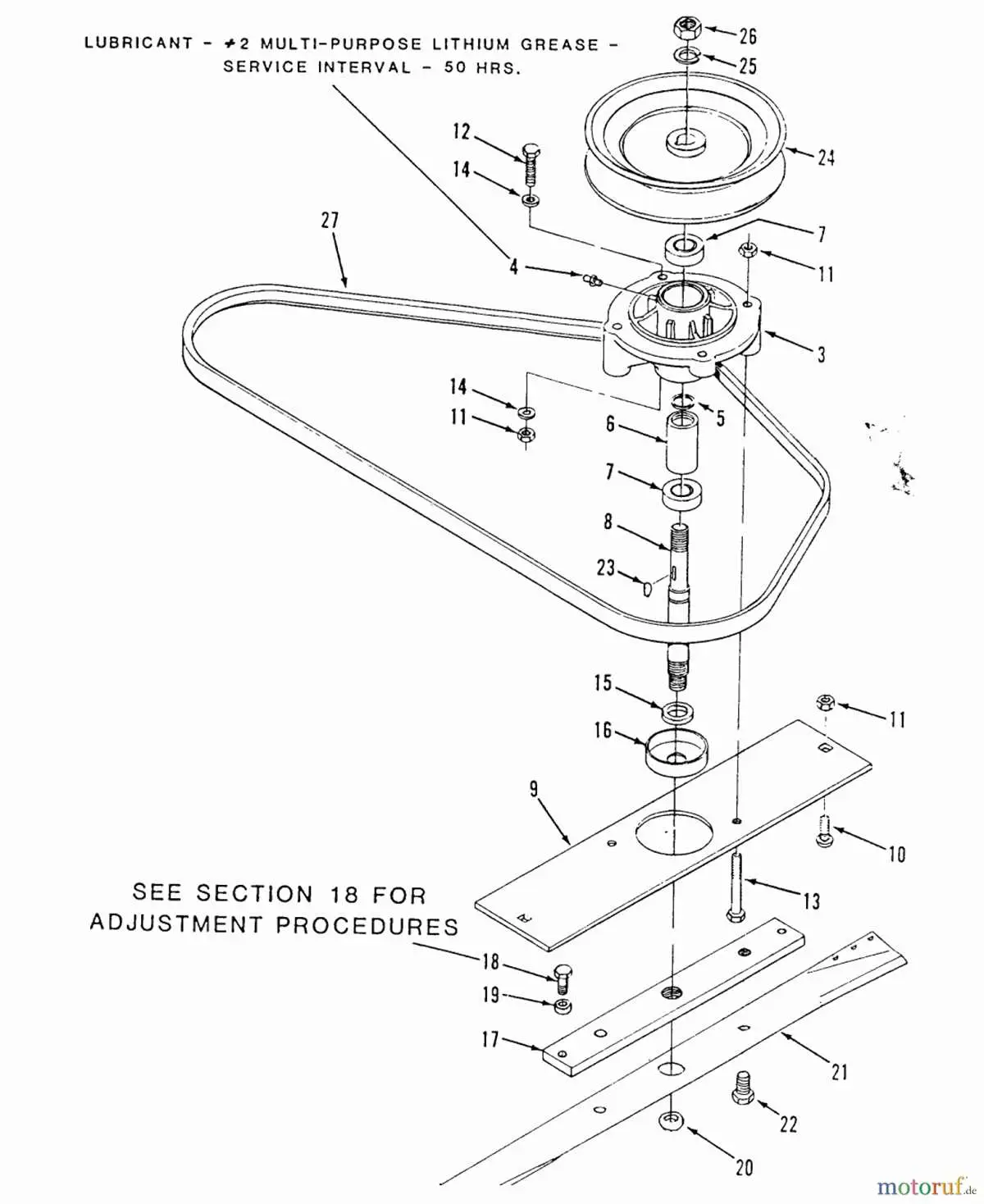 john deere 212 deck diagram