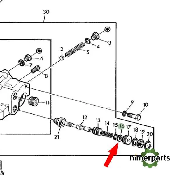 john deere 2155 brake valve diagram