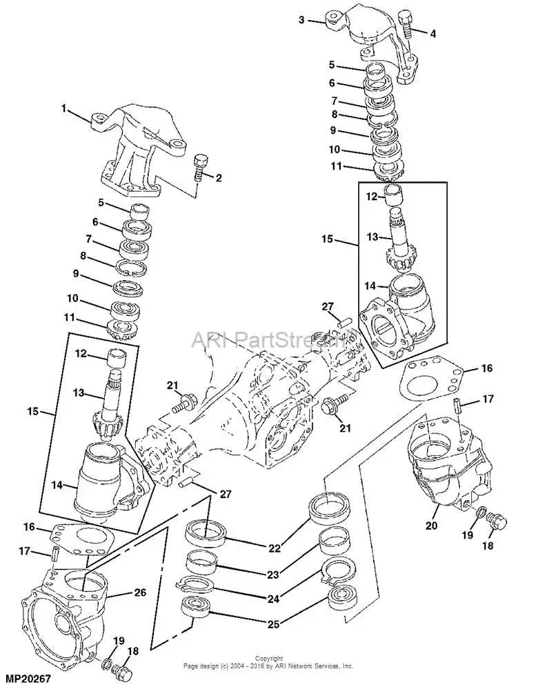john deere 2520 parts diagram