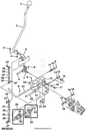john deere 2520 tractor parts diagram