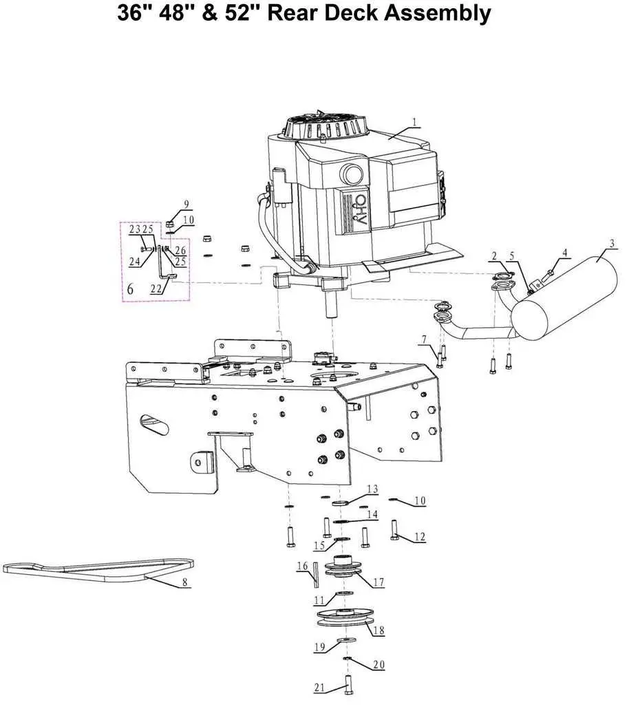 john deere 261 grooming mower parts diagram