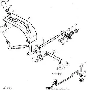 john deere 262 deck belt diagram