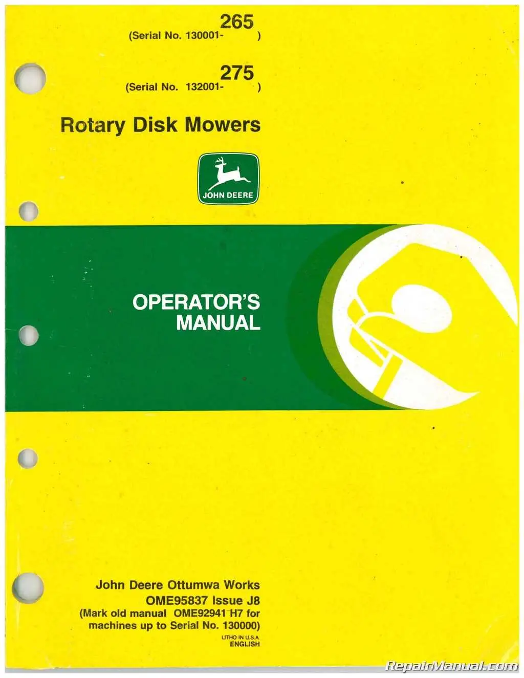 john deere 265 parts diagram