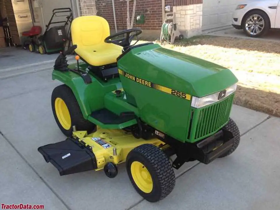 john deere 265 riding mower wiring diagram