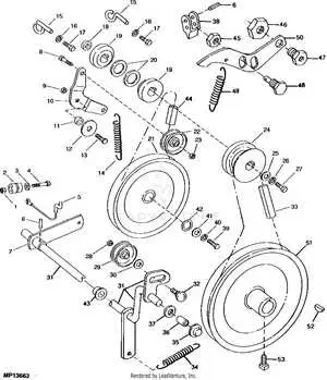 john deere 265 snow blower belt diagram