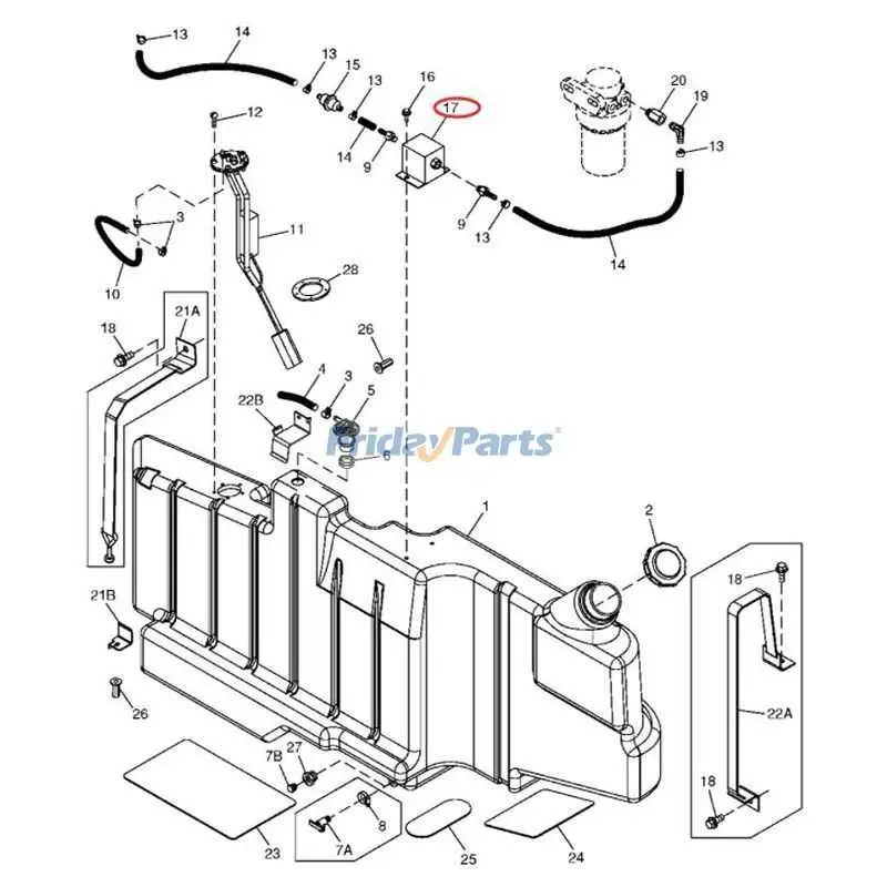 john deere 270 skid steer parts diagram