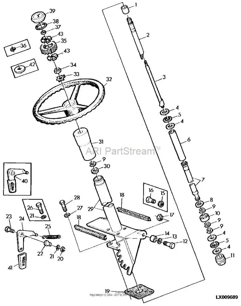 john deere 2950 parts diagram