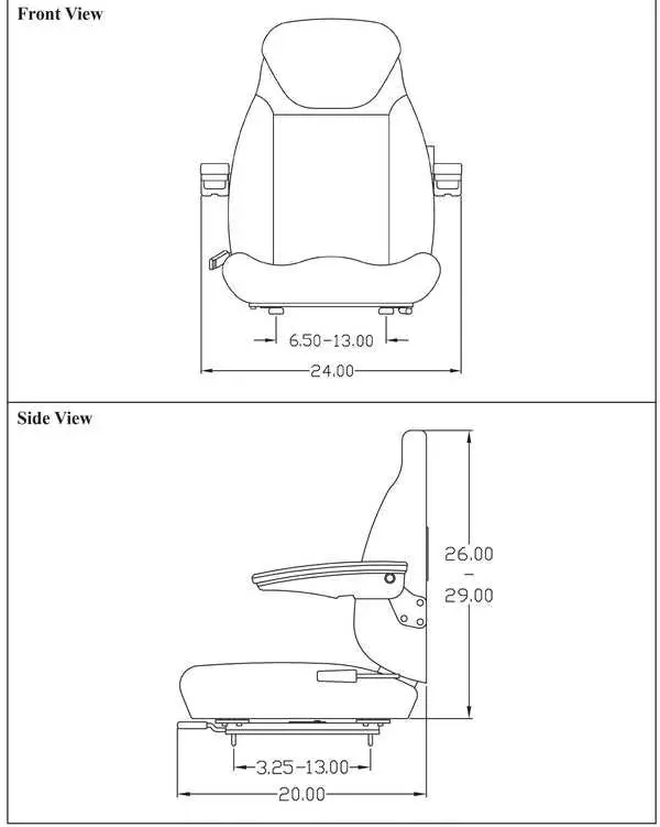 john deere 3020 tractor seat diagram