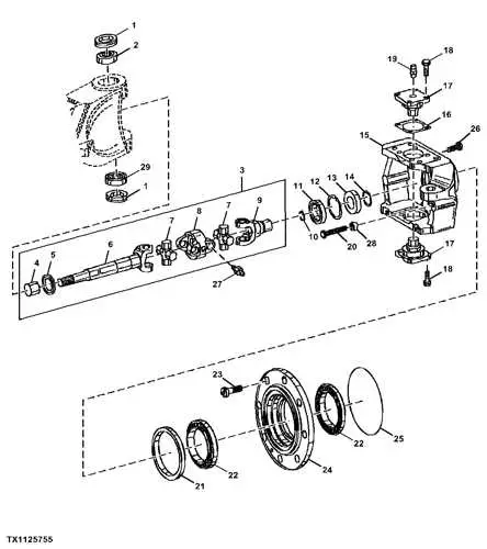 john deere 310 se backhoe parts diagram