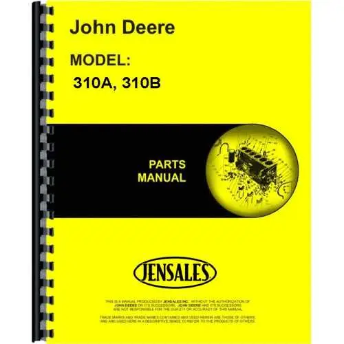 john deere 310b backhoe parts diagram
