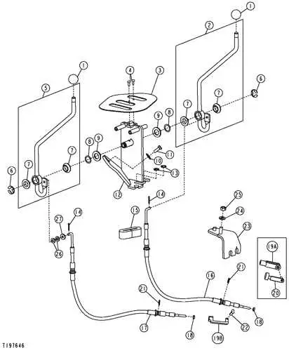 john deere 310g oil pressure bypass valve diagram
