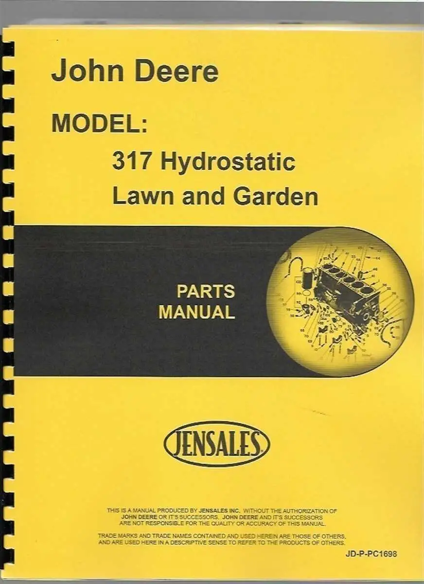 john deere 317 parts diagram