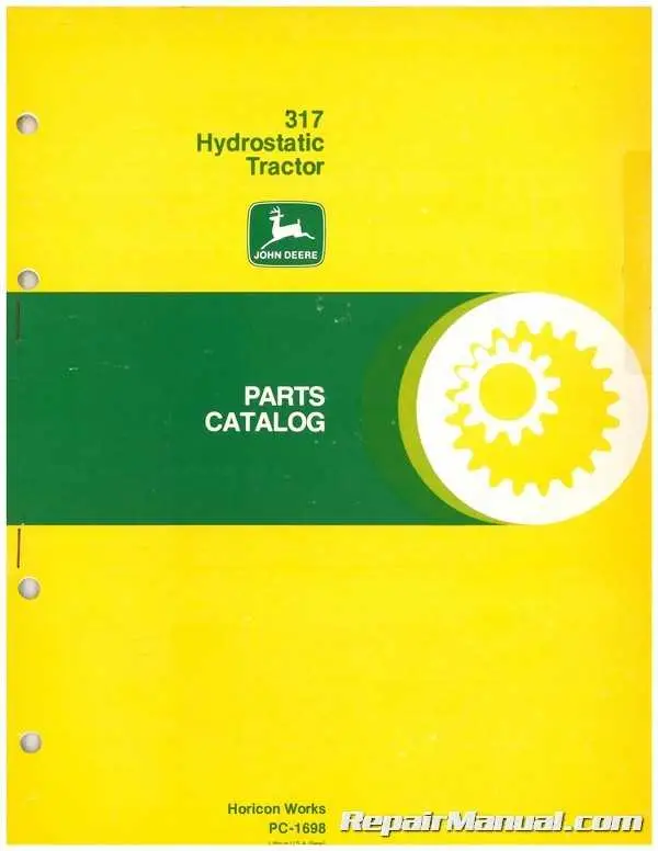 john deere 317 parts diagram