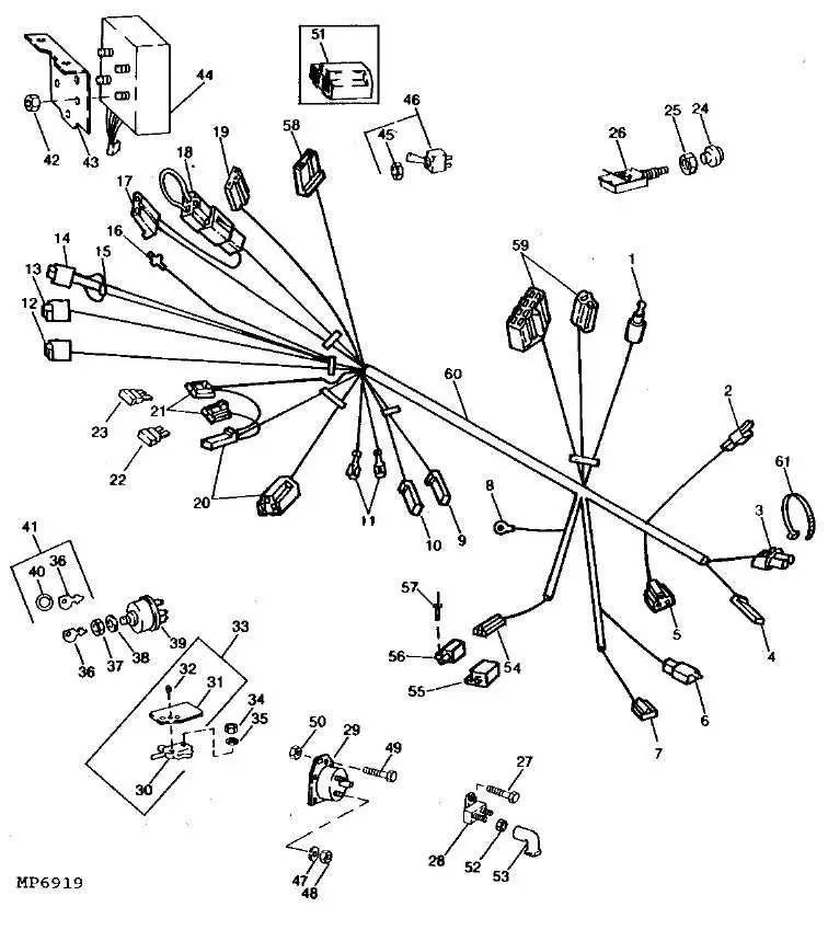 john deere 318 charging system diagram