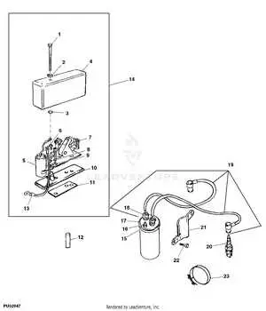 john deere 318 mule drive parts diagram