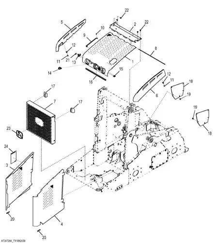 john deere 318d parts diagram