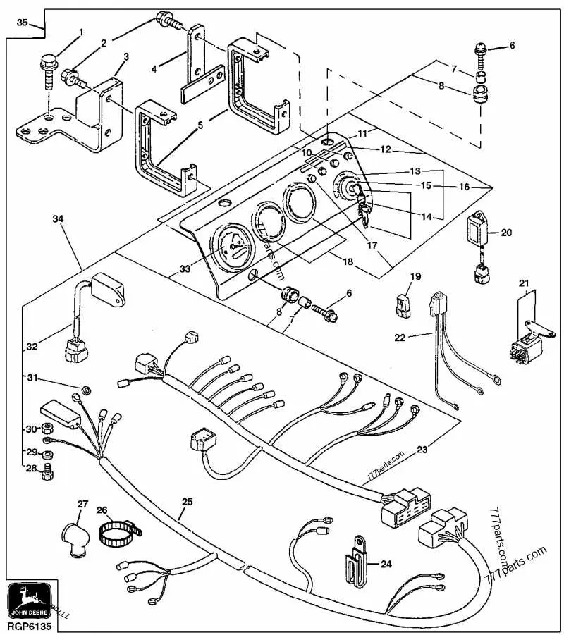 john deere 320 ignition wiring diagram