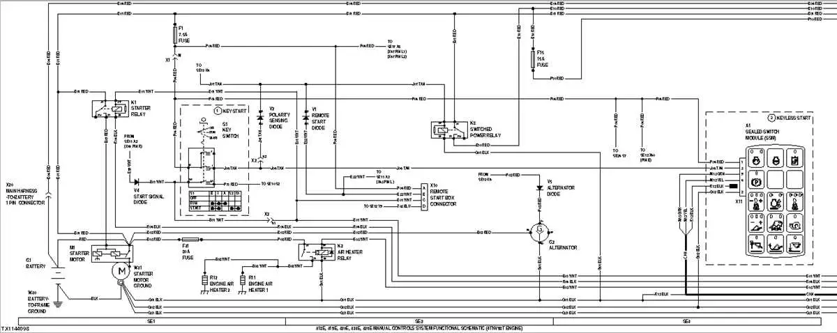 john deere 3200 fuse box diagram
