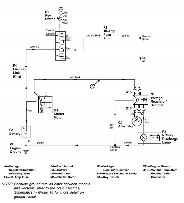 john deere 330 garden tractor wiring diagram