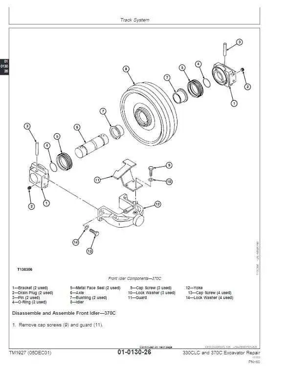 john deere 330c lc fuel line diagram