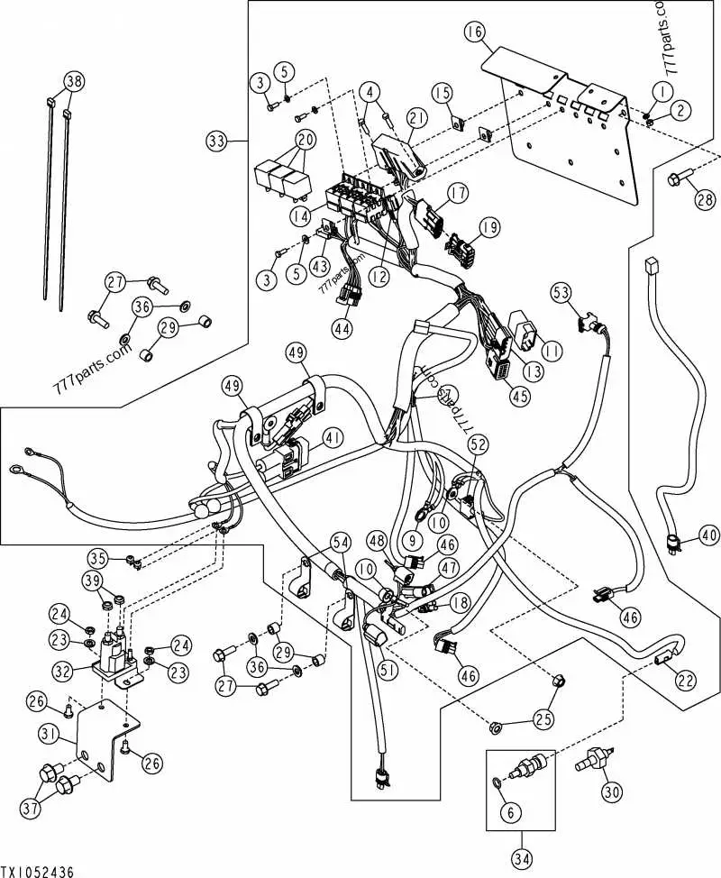 john deere 332 belt diagram