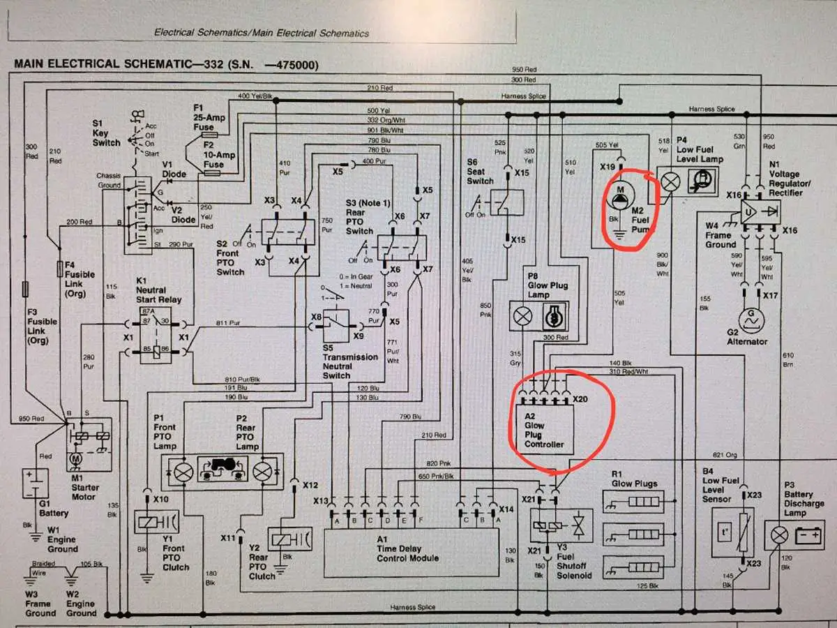 john deere 332 cylinder diagram