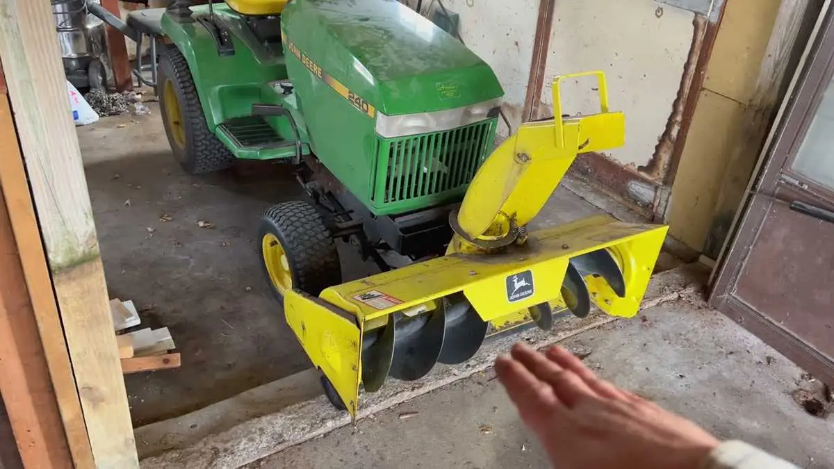 john deere 37a snow thrower belt diagram