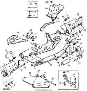 john deere 39 mower deck parts diagram