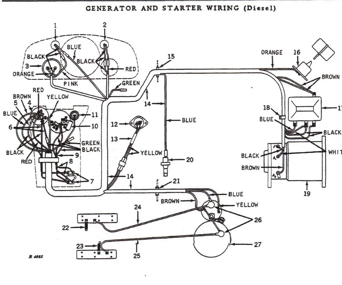 john deere 4020 fuel gauge wiring diagram