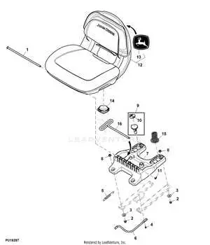 john deere 4020 seat suspension diagram