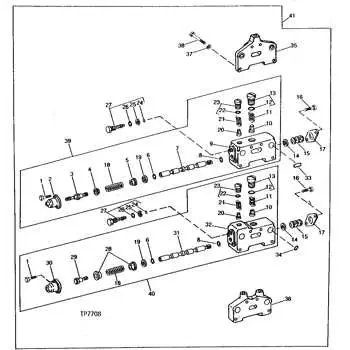 john deere 410 hydraulic diagram loader
