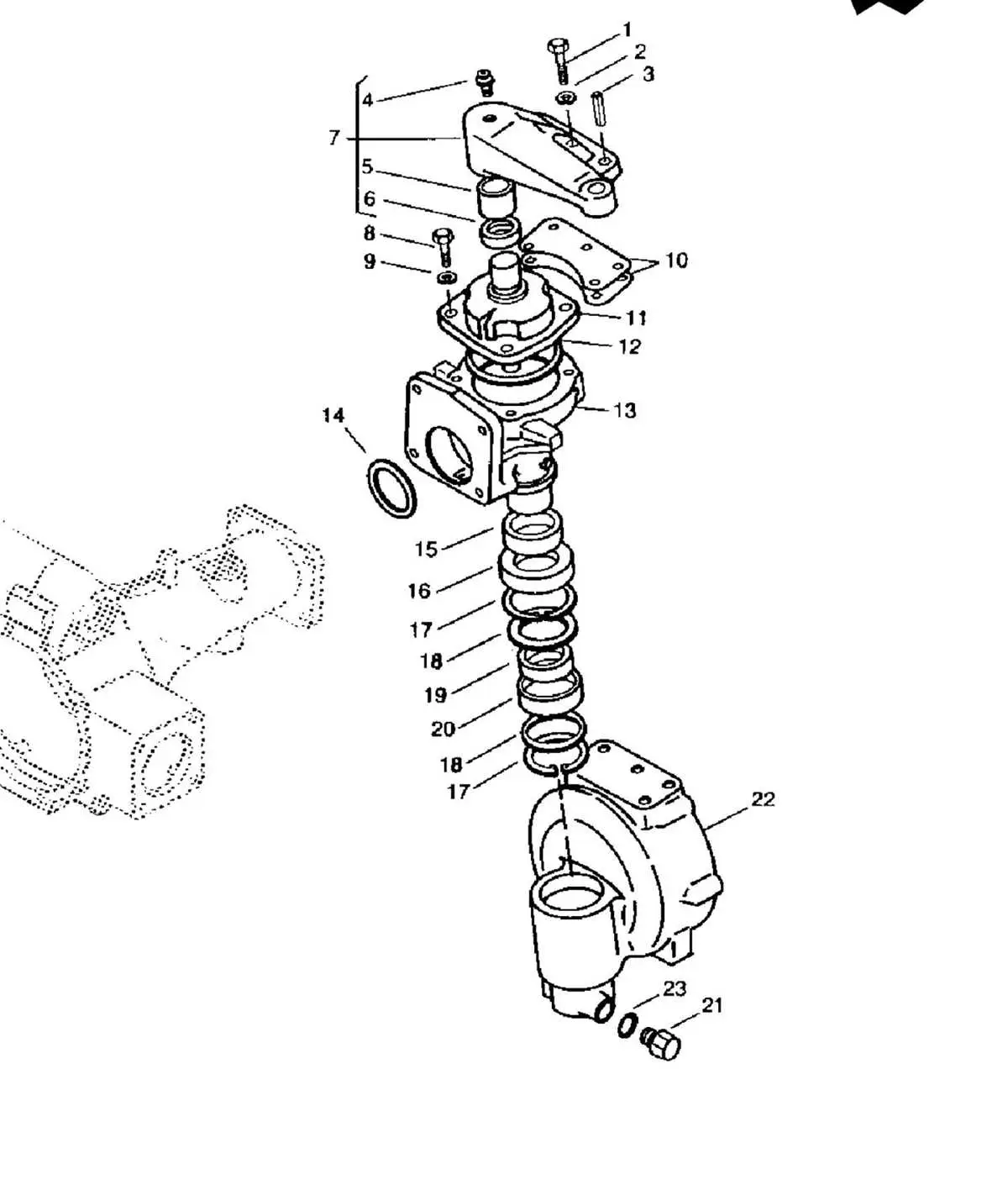 john deere 4100 front axle diagram