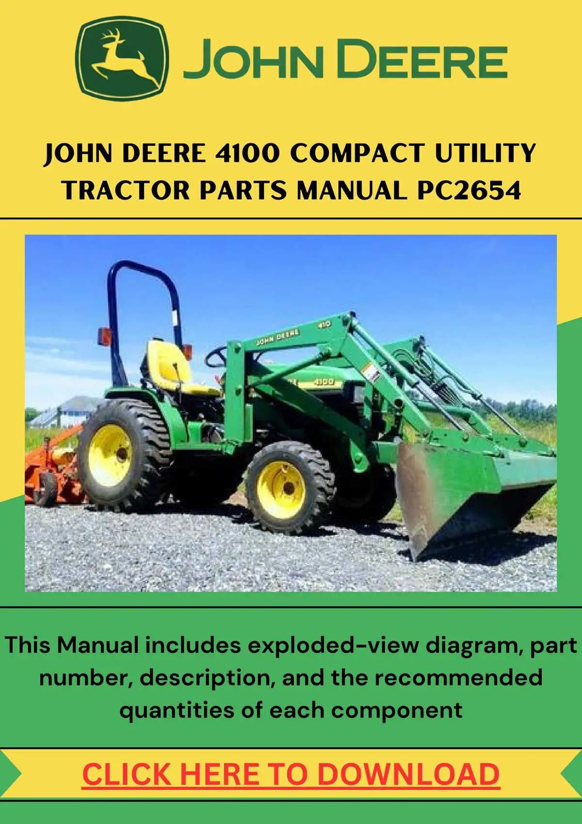 john deere 4100 parts diagram