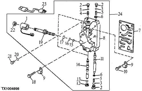 john deere 410d hydraulic diagram