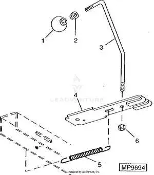 john deere 410g psrking brake diagram