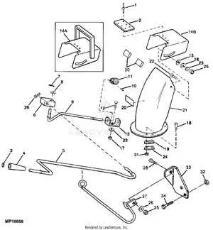 john deere 42 snowblower parts diagram