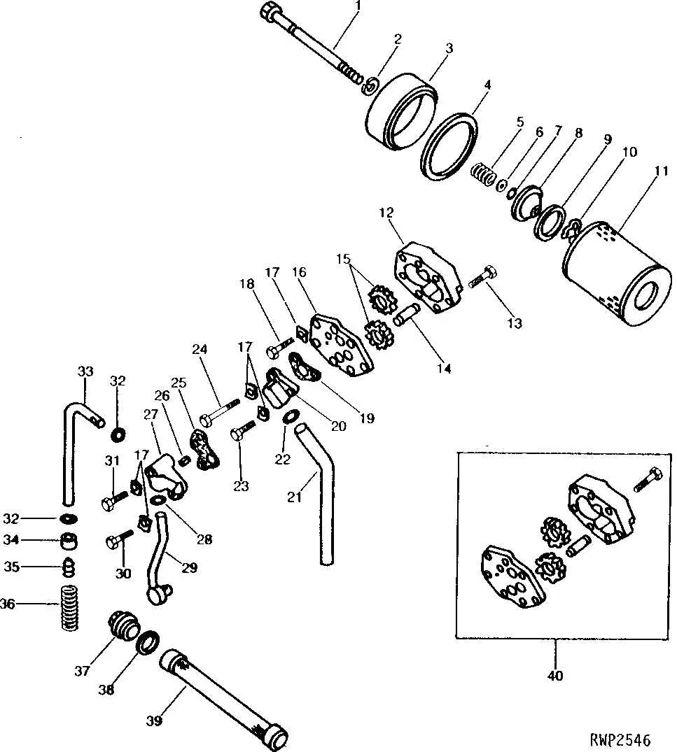 john deere 4230 hydraulic system diagram