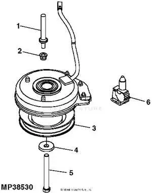 john deere 425 pully diagram