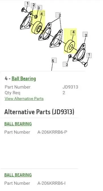 john deere 425 snow blower parts diagram
