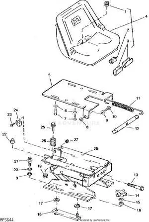 john deere 430 lawn tractor parts diagram