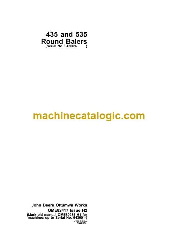 john deere 435 round baler diagram john deere 435 round baler diagram