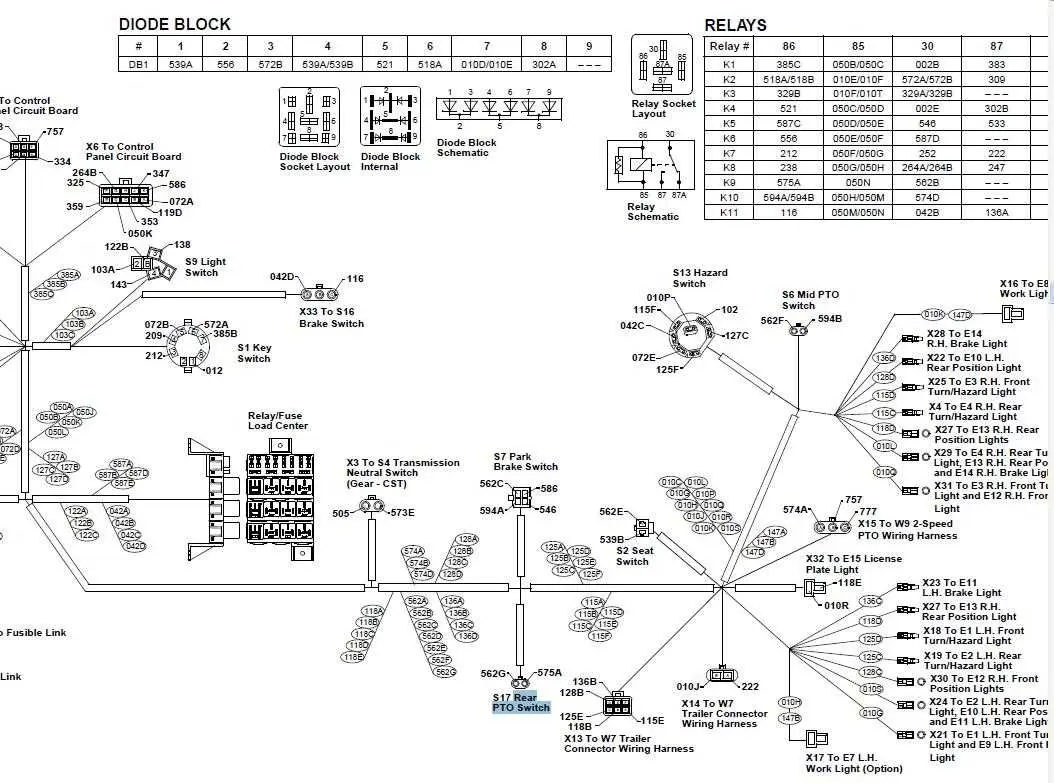 john deere 4400 compact tractor wiring diagram