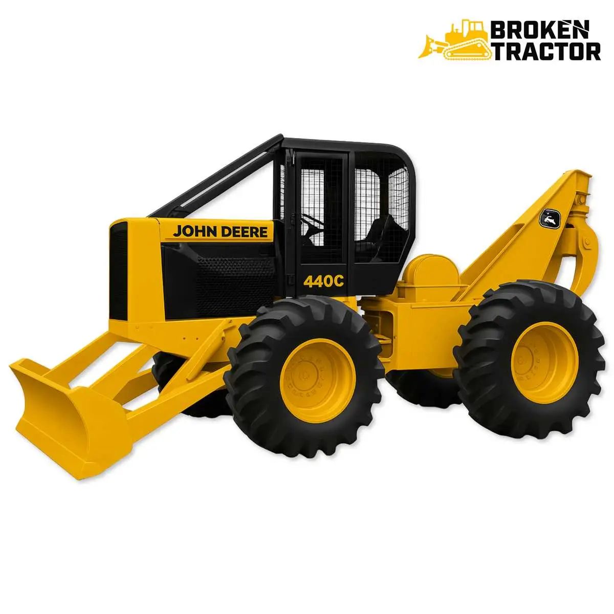 john deere 440c skidder winch diagram