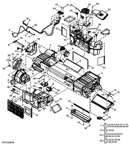 john deere 4440 air conditioner diagram