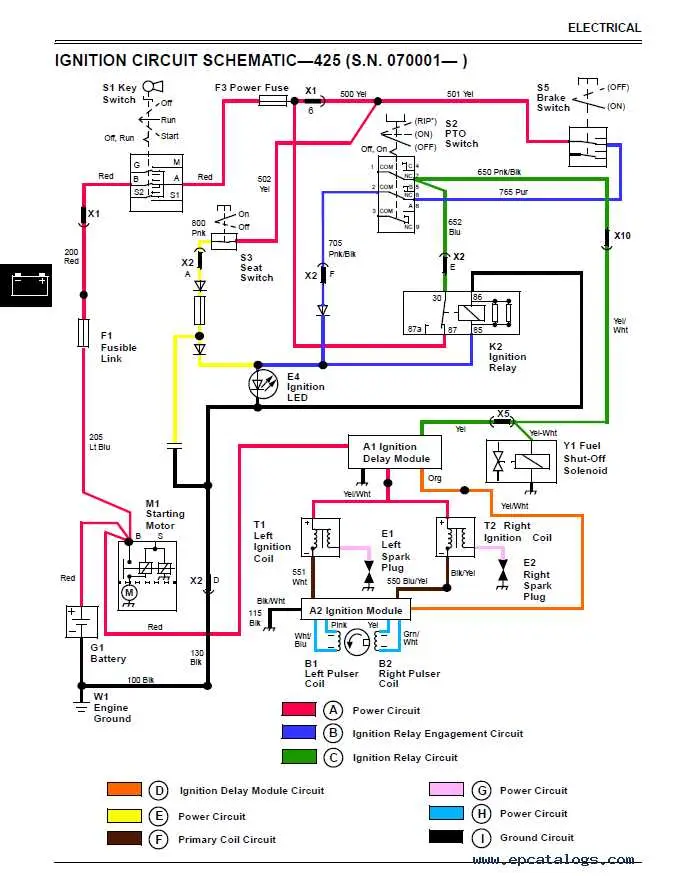 john deere 445 engine parts diagram