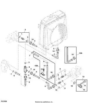 john deere 445 parts diagrams