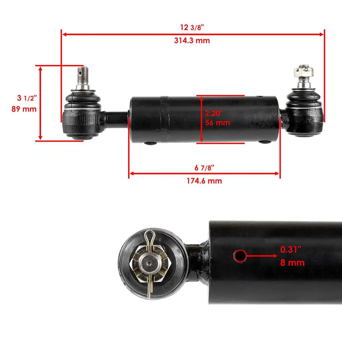 john deere 445 steering cylinder diagram