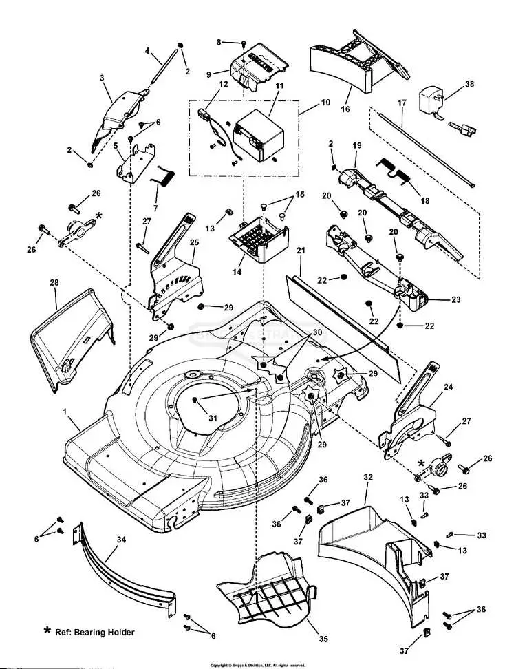 john deere 46 inch spindle parts diagram