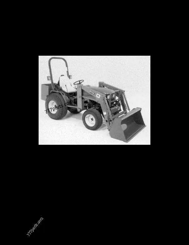 john deere 460 tractor front end loader parts diagram